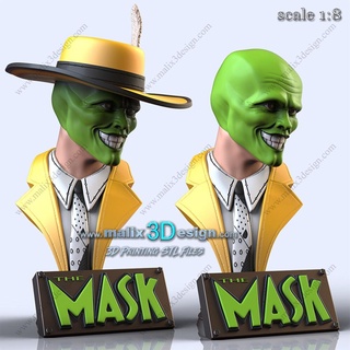 maske büst files süper kahramanlar sanix3d 3d print model - Mito3D