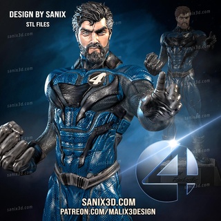 mister fantastic fantastic -files  superheroes sanix3d  3d print model - Mito3D