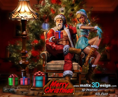 mr Santa claus files Superhelden sanix3d 3d print model - Mito3D