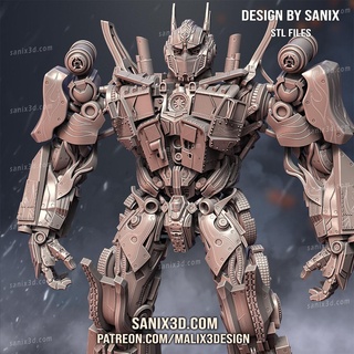 Optimus önemli transformatörler files süper kahramanlar sanix3d 3d print model - Mito3D