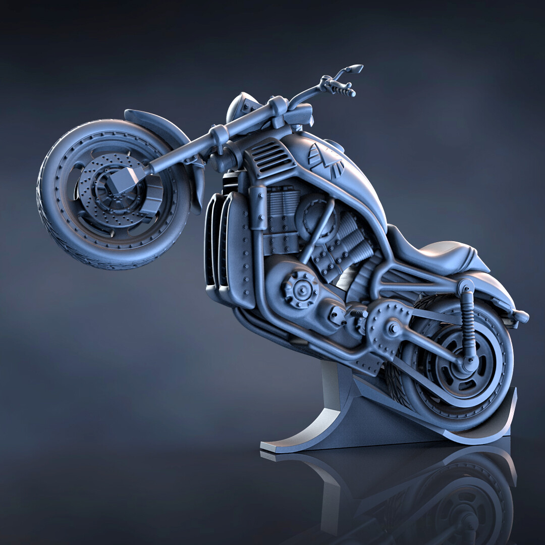 bouclier moto files super héros sanix3d 3D print model - Mito3D