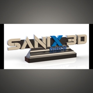 Sanix 3d logo file super héros sanix3d 3d print model - Mito3D