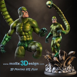 escorpión files superhéroes sanix3d 3d print model - Mito3D