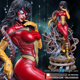 spider-womanfiles superheroes sanix3d 3d print model - Mito3D