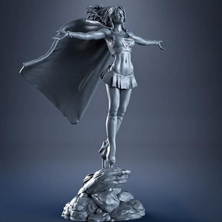supergirl 3d imprimível modelo Super heróis sanix3d 3d print model - Mito3D