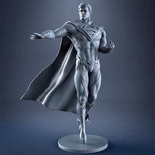 superhombre 3d imprimible modelo superhéroes sanix3d 3d print model - Mito3D