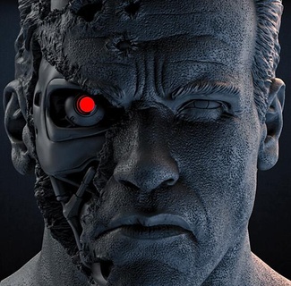 Terminator Büste files 3d Drucken Superhelden sanix3d 3d print model - Mito3D