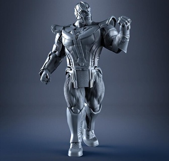 Thanos 3d yazdırılabilir model süper kahramanlar sanix3d 3d print model - Mito3D