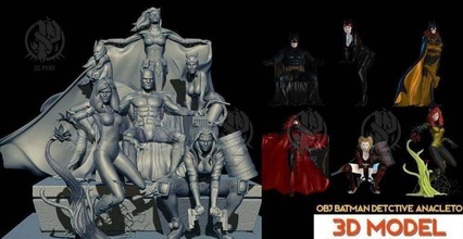 batman variant dc comics 3d print model - Mito3D