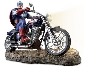 captain america motorcycle marvel 3d print model - Mito3D