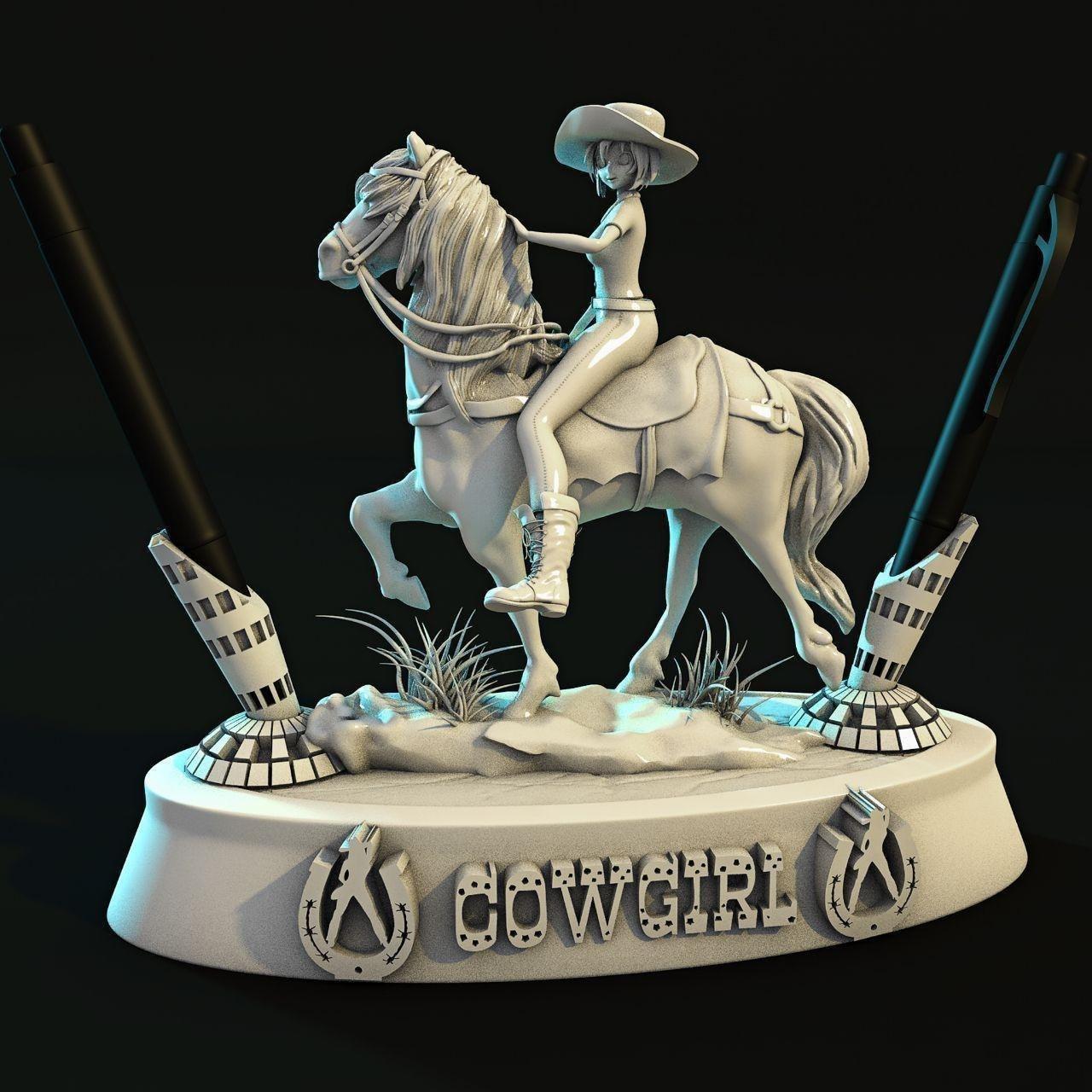 cowgirl misc 3D print model - Mito3D