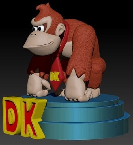 Burro Kong juegos 3D print model - Mito3D