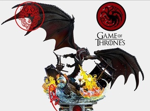 drogon game thrones dragons fantasy 3d print model - Mito3D