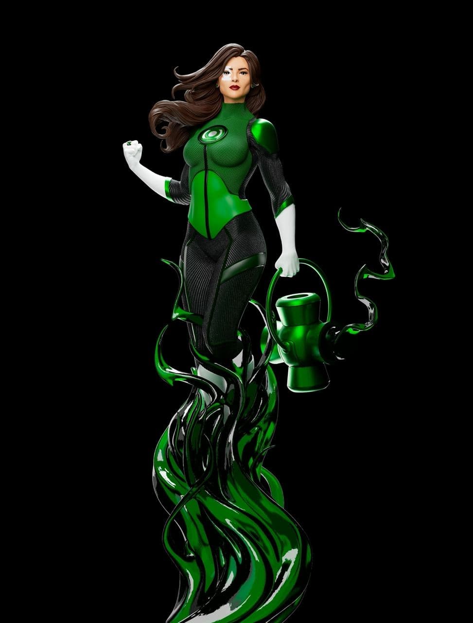 green lantern jessica cruz dc comics 3D print model - Mito3D