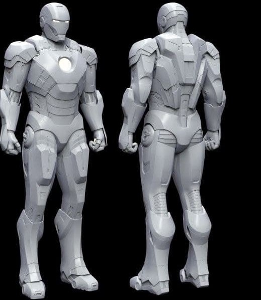 iron man mk7 premium suit marvel 3D print model - Mito3D