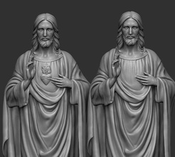 Jésus prier 3d print model - Mito3D