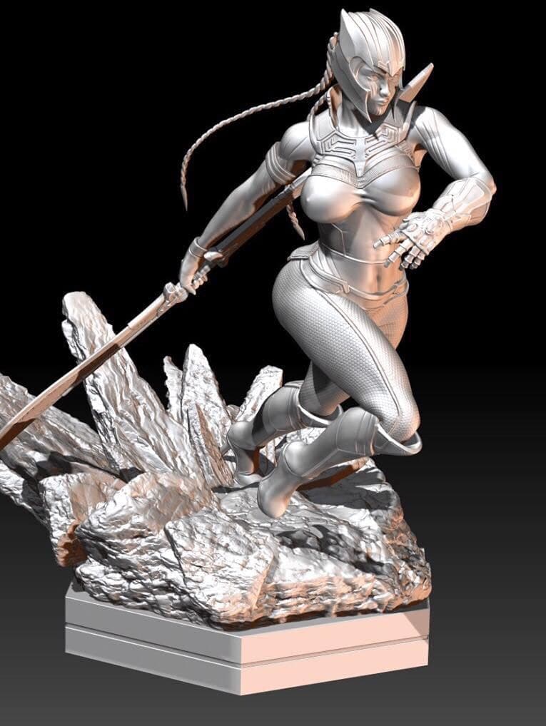 lady thanos movies 3D print model - Mito3D