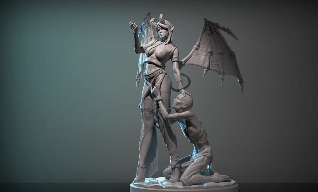 lust fantasy 3D print model - Mito3D