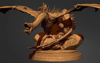 nazgul king fantasy 3d print model - Mito3D