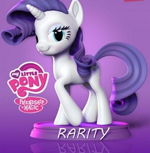 rarity pony cartoons 3d print model - Mito3D