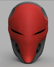 red hood cyborg ninja wearable helmets 3d print model - Mito3D