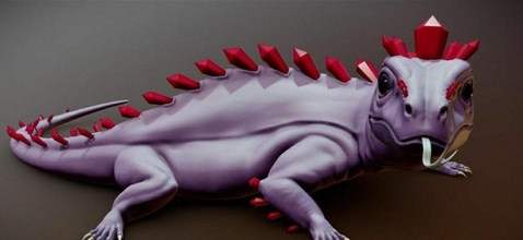 yakut Komodo ejderhaları hayvanlar 3d print model - Mito3D
