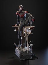 spider-man miles morales marvel 3d print model - Mito3D