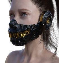 torypunk mascarar vestível capacetes 3d print model - Mito3D