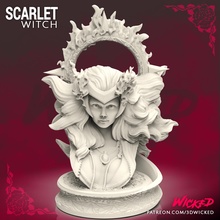 wicked scarlet bust 3d print model - Mito3D