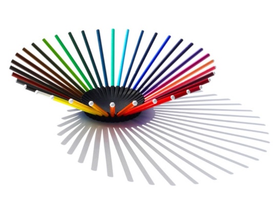 36 matita ciotola fai nero connettore pezzo colore olandese design casa arredamento accessori 3d print model - Mito3D