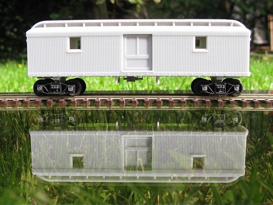 interurban freight trailer h0 scale models model trains 3d print model - Mito3D