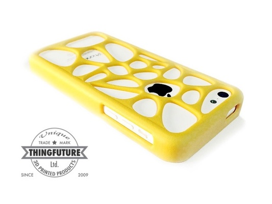 iphone 5c voronoi durum kılıf aksesuarlar elma vakalar moda gadget'lar 3d print model - Mito3D