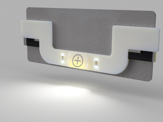 modulo lampada giusto illuminazione spazio interno interna renault zoe fai casa arredamento 3d print model - Mito3D