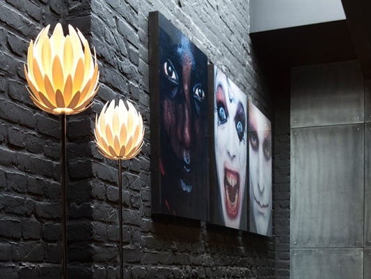 lirio mgx piso lámpara hogar casa decoración encendiendo 3d print model - Mito3D