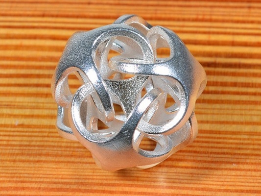 metatrino pendente gioielleria ciondoli arte matematico 3d print model - Mito3D