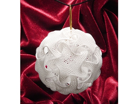 quin ornament christmas home decor accessories art mathematical 3d print model - Mito3D