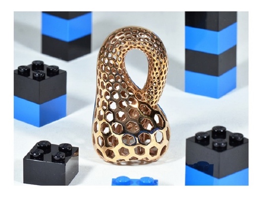 two-inch klein bottle art sculptures 3d print model - Mito3D