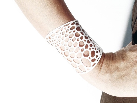 voronoi braccialetto accessori arte braccialetti polsino polsini moda i regali gioielleria donne 3d print model - Mito3D