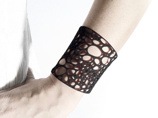 voronoi braccialetto v1 accessori arte braccialetti polsino polsini moda gioielleria donne 3d print model - Mito3D