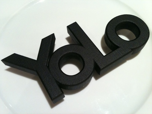 yolo belt buckle moda cinturones 3d print model - Mito3D