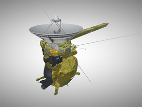 cassini 3d model spacecraft satellite eyes on solar system a nasa 3d print model - Mito3D