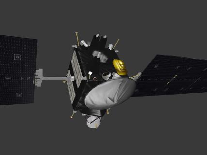dämmerung 3d modell raumfahrzeug satellit augen on solar system nasa 3D print model - Mito3D