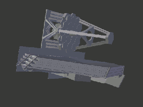 James webb espacio telescopio nasa 3d print model - Mito3D