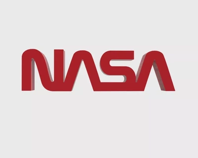 NASA Wurm Logo 3d print model - Mito3D