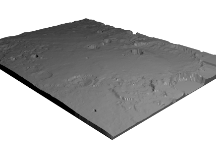 opportunity landing site qr 3D print model - Mito3D