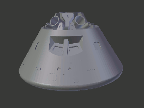 orion capsule 3d model spacecraft nasa 3d print model - Mito3D
