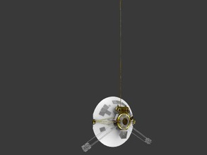 pionero 3d modelo astronave satélite ojos on solar sistema nasa 3d print model - Mito3D