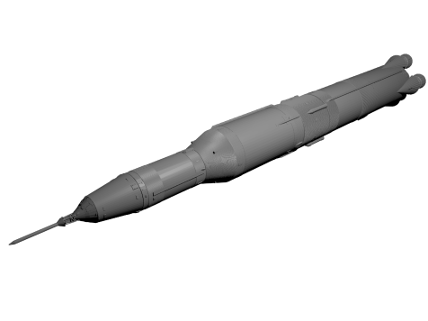 saturn v rocket apollo missions spacecraft nasa 3D print model - Mito3D