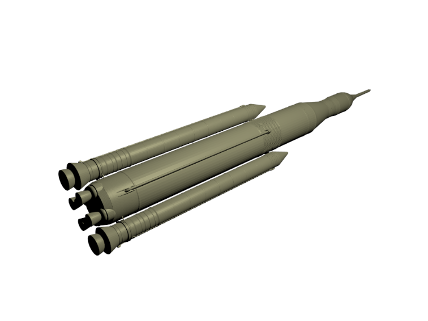 space launch system sls 3D print model - Mito3D