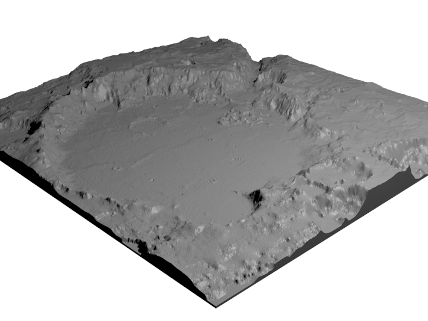 spirit landing site 3D print model - Mito3D